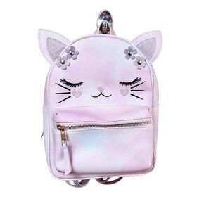 Pink Cat Ear Kids Backpack